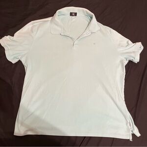 Calvin Klein Blue Polo Shirt Classic Design